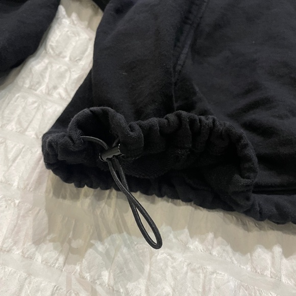 🌟 AllFenix Black Half Zip Drawstring Pullover Size Large | Athleisure Hoodie - Picture 4 of 13
